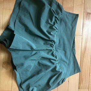 90 Degree By Reflex Green Crossover Shorts